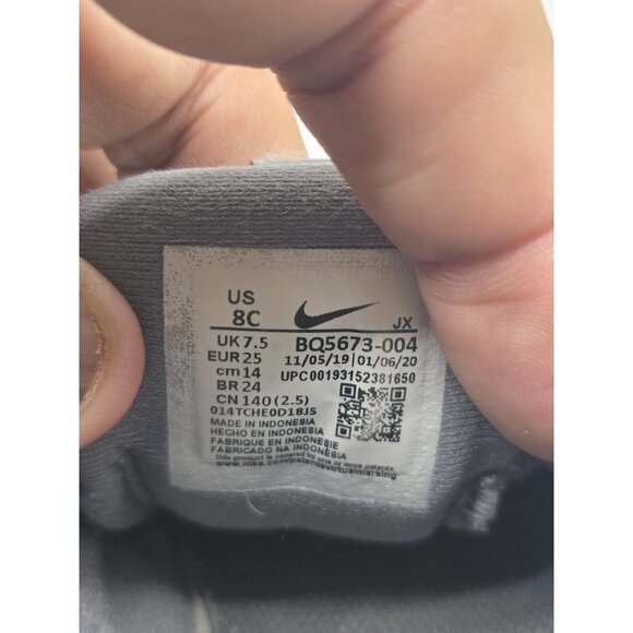 Nike Revolution 5 Shoes Toddler Size 8C Gray Hook & Loop Running BQ5673-004 - Picture 9 of 12